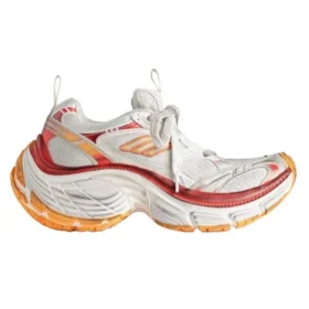 10XL Sneakers “Hvid, rød og orange mesh, TPU og gummi” 792778W2MV29670