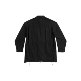 23SS Asymmetry Deconstructed Shirt “Black” 720102TNP041000