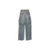 24SS 2-vejs denim-Cargo-bukser med lynlås “Blue” 773759TPW534868