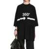 360 Tubular T-shirt Oversized “Black” 720501TNVD51070