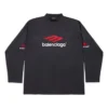 3B Sports Icon langærmet T-shirt, oversized “Black Red White” 720250TPVD71470