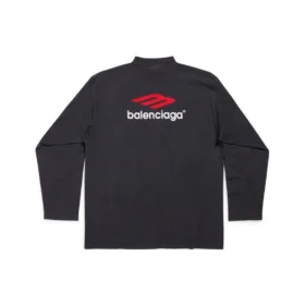 3B Sports Icon langærmet T-shirt, oversized “Black Red White” 720250TPVD71470