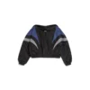 3B Sports Icon Off Shoulder-træningsjakke “Black Blue” 790756TMO101000