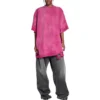 3B Sports Icon Repaired Oversized T-shirt »Dark Fucshia« 704056TMVA50556