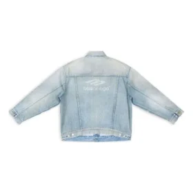 3B Sports Vintage-denimjakke i Large-pasform “Light Blue” 704299TJW798469