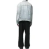 3B Sports Vintage-denimjakke i Large-pasform “Light Blue” 704299TJW798469