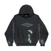 3B Stencil-hættetrøje, medium pasform, “Black” 767877TQVT71083