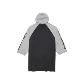 3B Stencil Raglan-T-shirt med hætte, oversized “Black” 790403TQVT51083