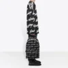 3D Scribble Crewneck bomuldsstrik “Black” 625985T31801070