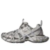 3XL Extreme Lace Sneakers “Brun, grå, beige, mesh og polyuretan” 778698W3XLL2097