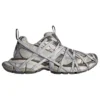 3XL Extreme Lace Sneakers “Brun, grå, beige, mesh og polyuretan” 778698W3XLL2097