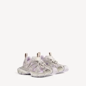 3XL Extreme Laces B-sneaker til kvinder i beige/brun/lilla