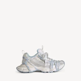 3XL Extreme Laces Logo-sneaker til kvinder i hvid/offwhite/lyseblå