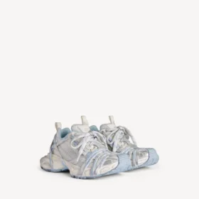 3XL Extreme Laces Logo-sneaker til kvinder i hvid/offwhite/lyseblå