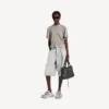 3XL gel-sneaker med gennemsigtig sål til kvinder i hvid/lyserød/sort