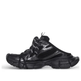 3XL Mules “Black Mesh and Polyurethane” 742672W3XL11010