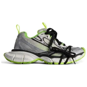 3XL Sneakers “Grå, sort, grøn, mesh og polyuretan” 734734W3XL69031