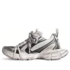 3XL Sneakers “Hvid og sort mesh og polyuretan” 734731W3XL49710