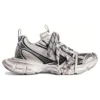 3XL Sneakers “Hvid og sort mesh og polyuretan” 734731W3XL49710