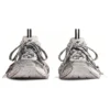 3XL Sneakers “Hvid og sort mesh og polyuretan” 734731W3XL49710