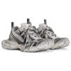 3XL Sneakers “Hvid og sort mesh og polyuretan” 734734W3XL49710