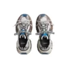 3XL Sneakers “Slidt grå, hvid og blå mesh og polyuretan” 734734W3XL71214