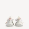 3XL Sneakers til kvinder i hvid/lyserød