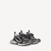3XL-Sneakers til kvinder i sort/sølv