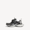 3XL-Sneakers til kvinder i sort/sølv