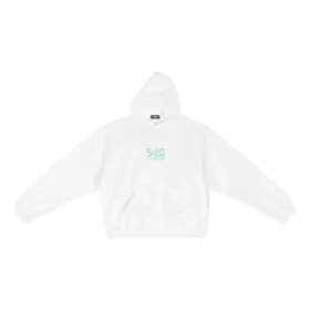 5:20 Hættetrøje med grafisk print “White Green” 674986TMVL69164