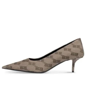 60 mm Square Knife BB Monogram pumps “Tan” 707353W2I103020