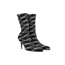 80 mm spandex-støvler med monogramlogo “Black” 549784W1P601264