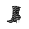 80 mm spandex-støvler med monogramlogo “Black” 549784W1P601264