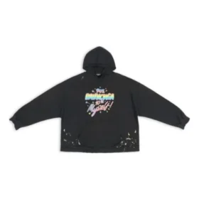 90/10 Hættetrøje Wide Fit “Washed Black” 674986TMVH41055