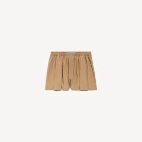 A-formede boxershorts til kvinder i sandbeige