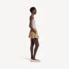 A-formede boxershorts til kvinder i sandbeige