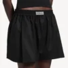 A-formede boxershorts til kvinder i sort