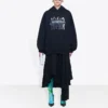 Ægte Balenciaga Large Fit Sort 620947TIVA21000