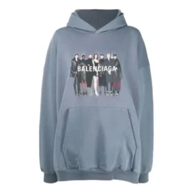 Ægte Balenciaga oversized hættetrøje “Grå” 620973TIV481404