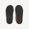 Alaska Soft platform-mule til kvinder i brun/hvid