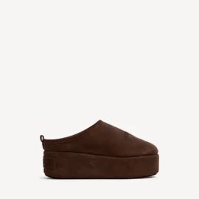 Alaska Soft platform-mule til kvinder i lys espresso