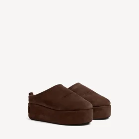 Alaska Soft platform-mule til kvinder i lys espresso