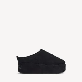 Alaska Soft platform-mule til kvinder i sort