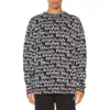 All Over Balenciaga Paris Intarsia-trøje “Black White” 599826T31701070