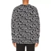 All Over Balenciaga Paris Intarsia-trøje “Black White” 599826T31701070