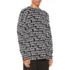 All Over Balenciaga Paris Intarsia-trøje “Black White” 599826T31701070