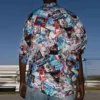 All Over Cities Minimal-T-shirt “Multicolor” 681813TML058470