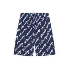 All Over Scribble Shorts “Indigo” 672410TLLJ48502