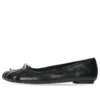 Anatomiske ballerinasko “Sort, skinnende, blødt fåreskind” 714260WBCW01000