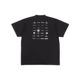 Archives Logos T-shirt, oversized “Black” 712398TNVQ71070